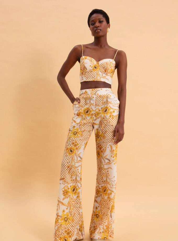 Marigold Linen Pants lovebyhands.gr