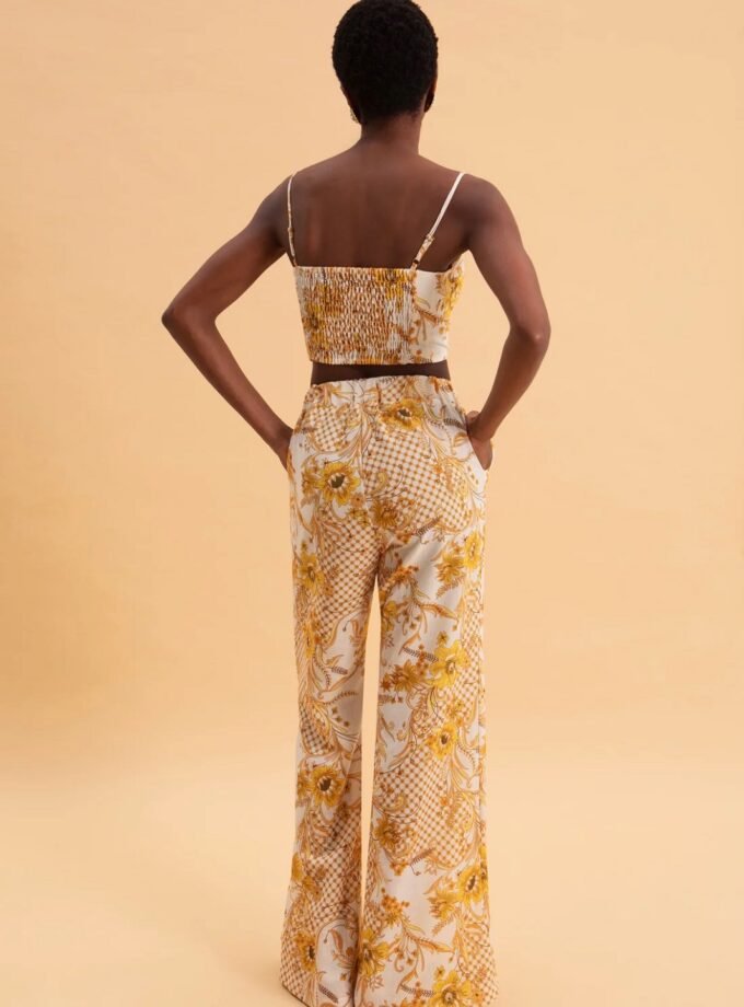 Marigold Linen Pants lovebyhands.gr