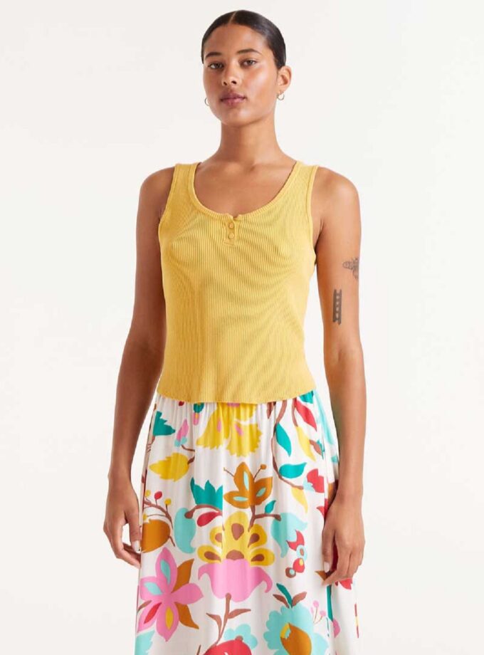 Yellow Top lovebyhands.gr