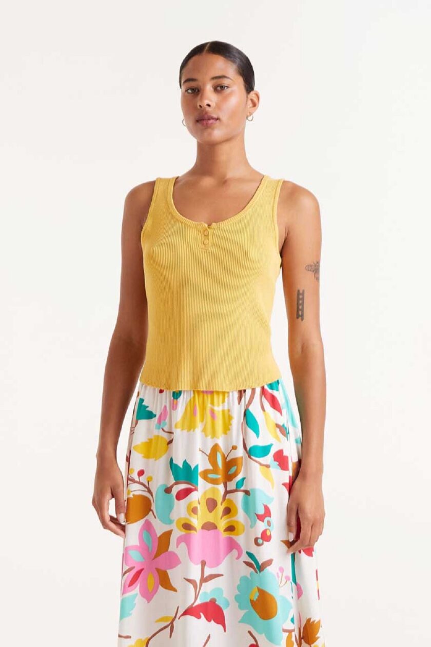 Yellow Top lovebyhands.gr