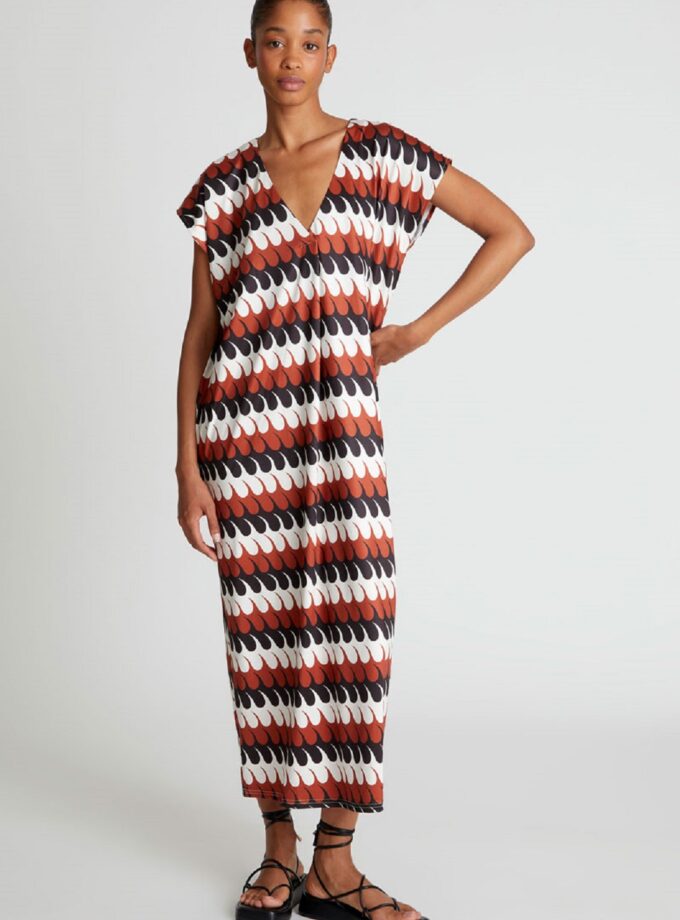 Levante Printed Long Kaftan lovebyhands.gr