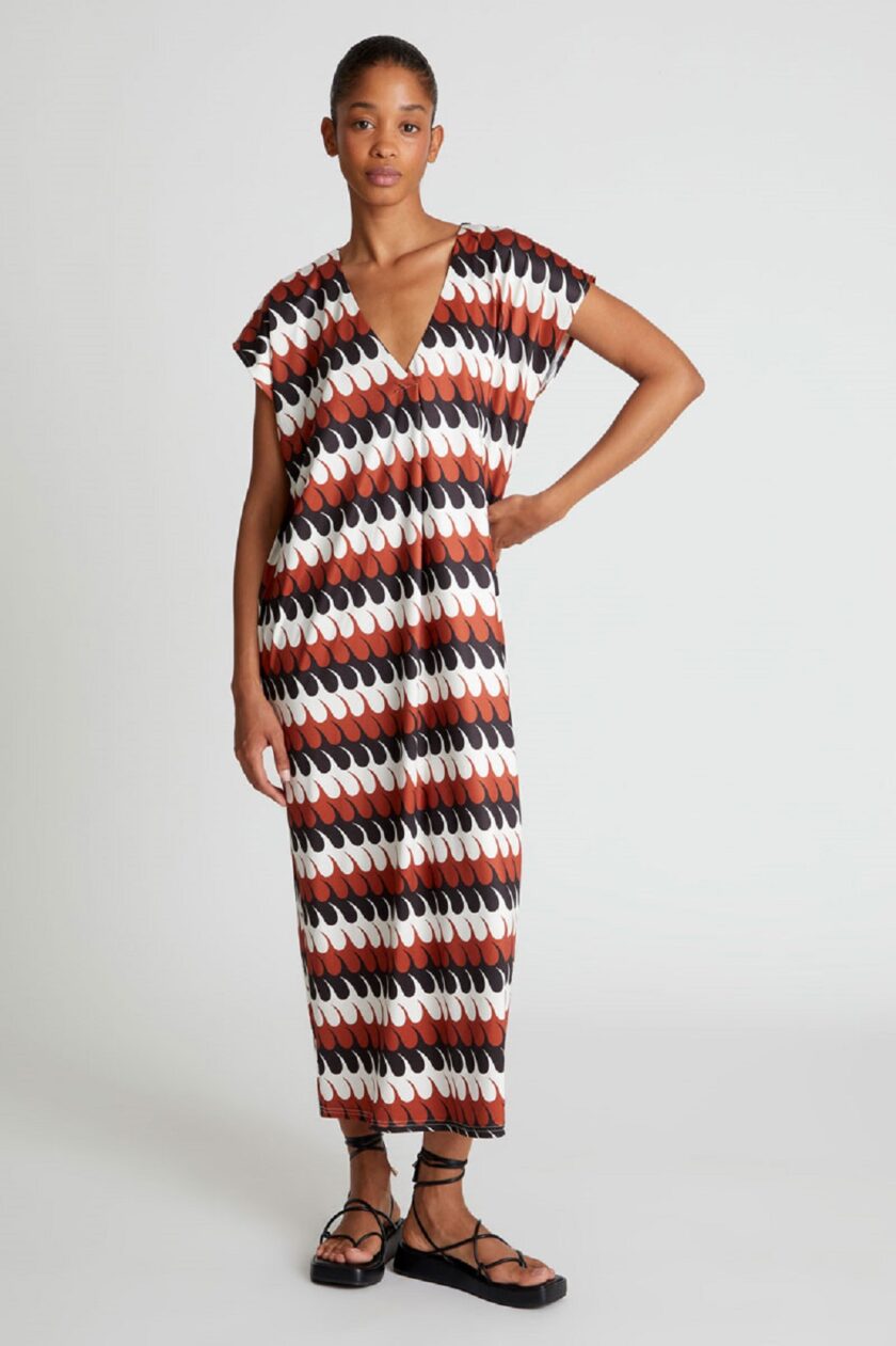 Levante Printed Long Kaftan lovebyhands.gr