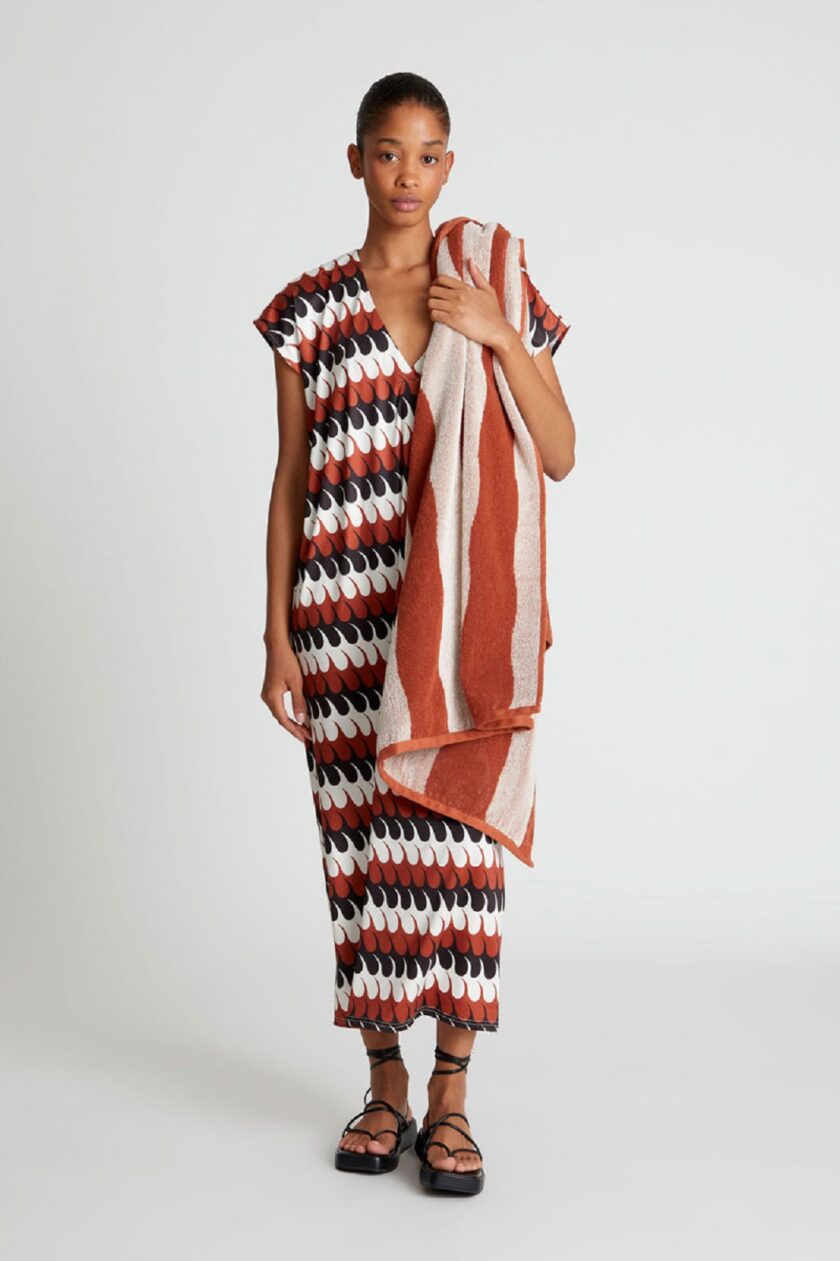Levante Printed Long Kaftan lovebyhands.gr