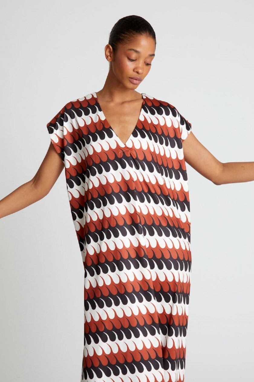 Levante Printed Long Kaftan lovebyhands.gr