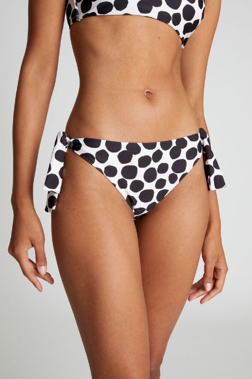 Terrazzo print tie-up bikini bottom lovebyhands.gr