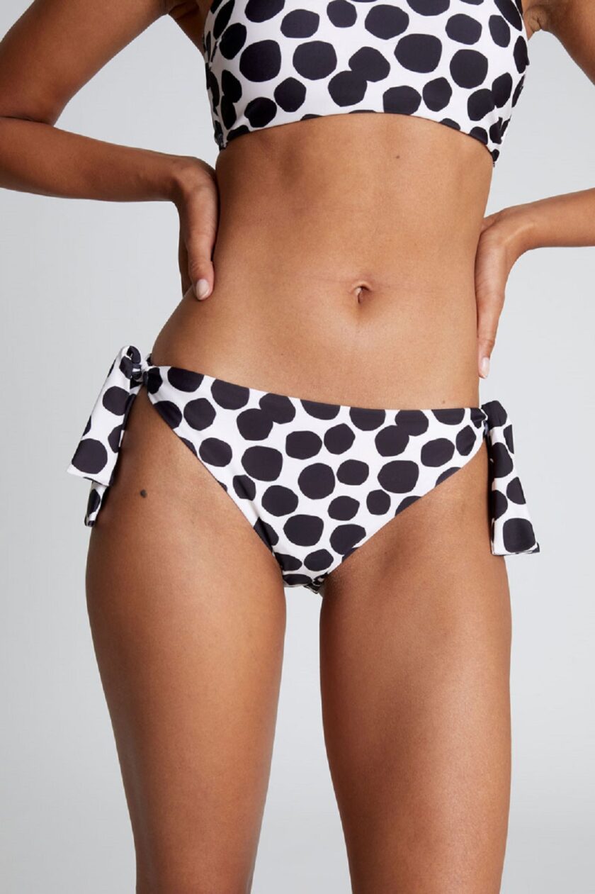 Terrazzo print tie-up bikini bottom lovebyhands.gr