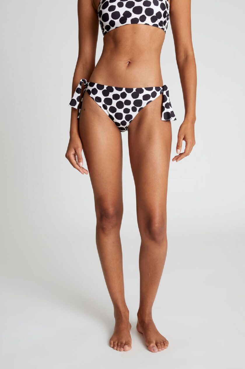 Terrazzo print tie-up bikini bottom lovebyhands.gr