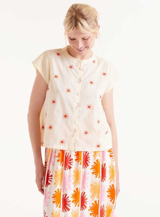Yellow Sun Shirt lovebyhands.gr