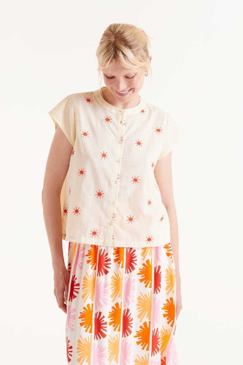 Yellow Sun Shirt lovebyhands.gr