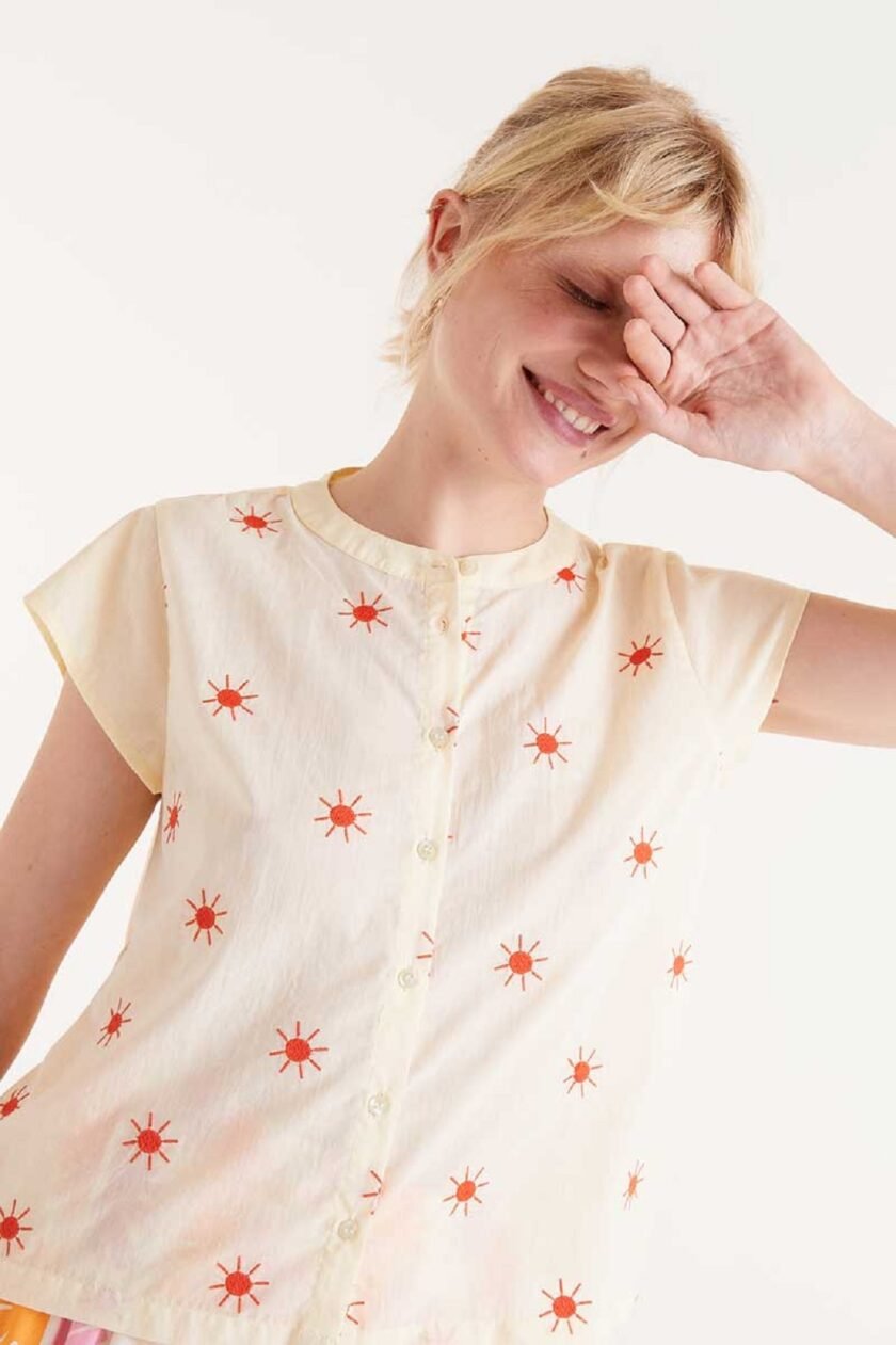 Yellow Sun Shirt lovebyhands.gr