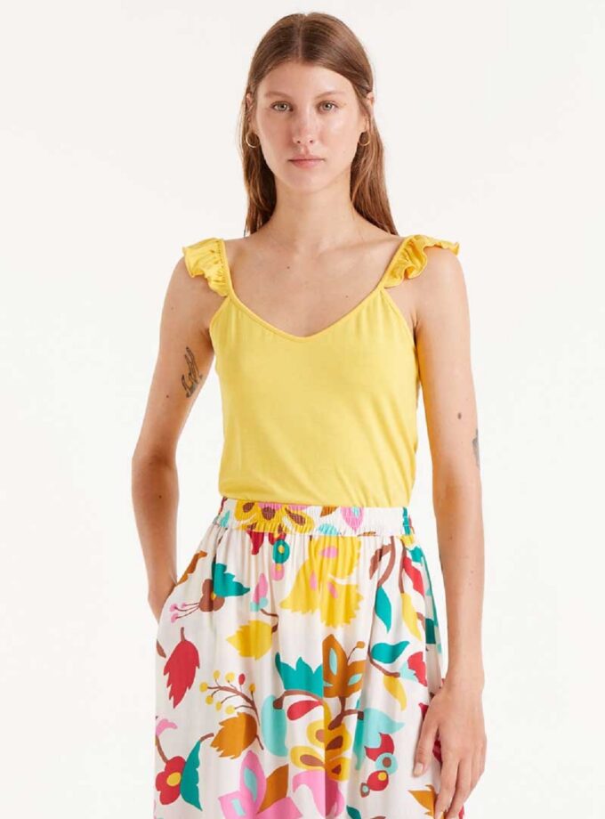 Yellow Top lovebyhands.gr