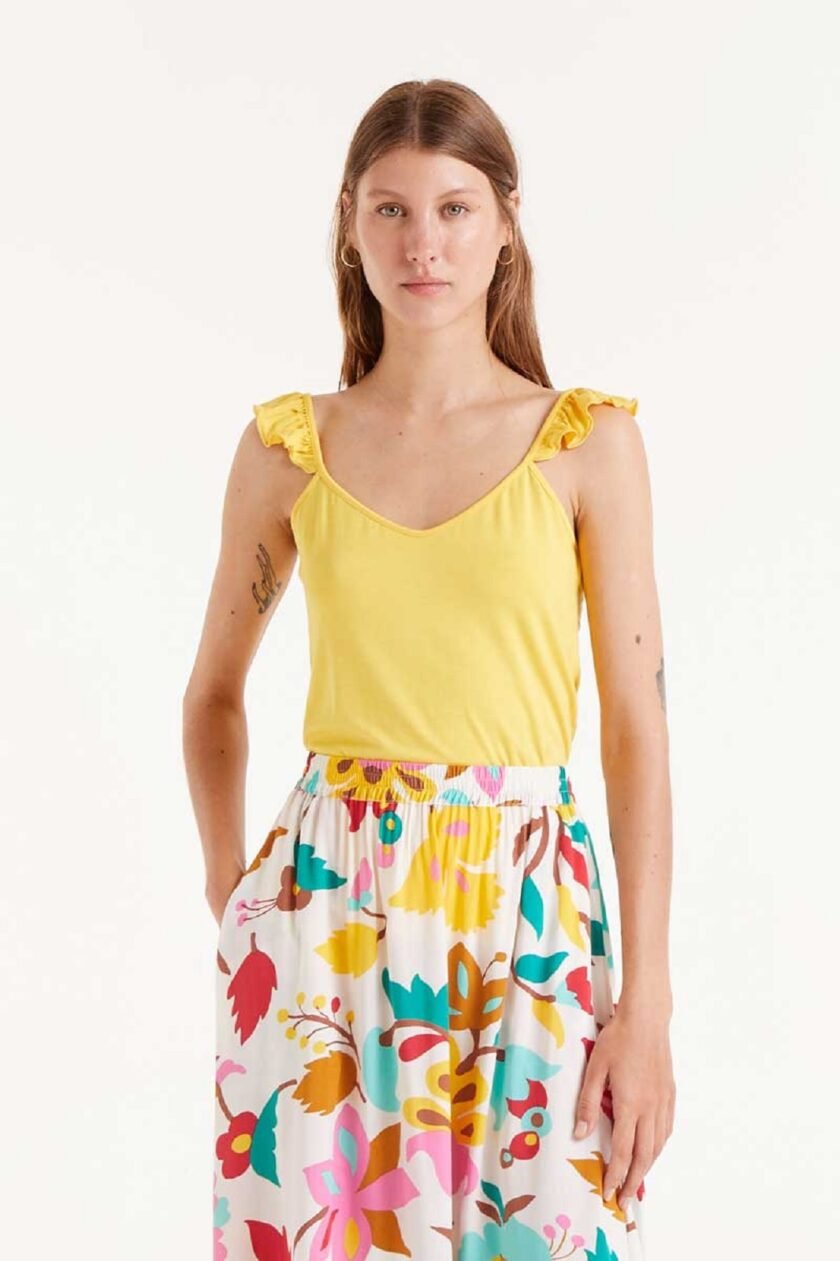 Yellow Top lovebyhands.gr