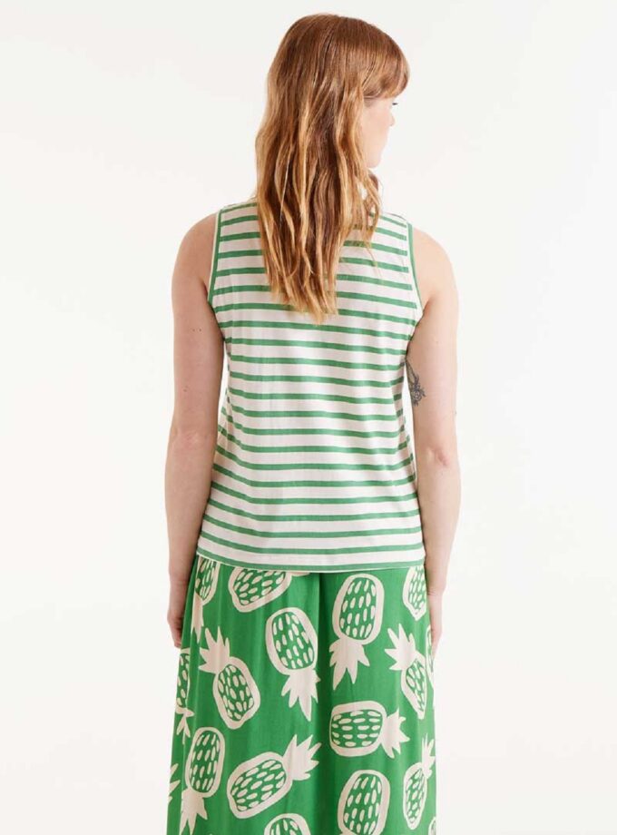 Stripes T-Shirt With Banana lovebyhands.gr