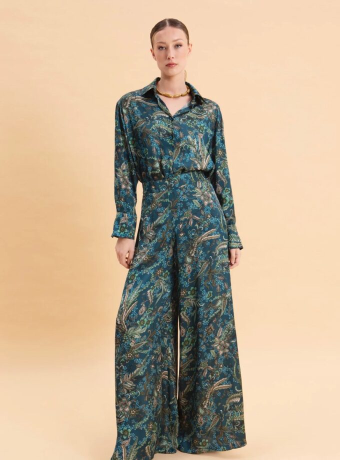 Mystic Forest Satin Shirt lovebyhands.gr