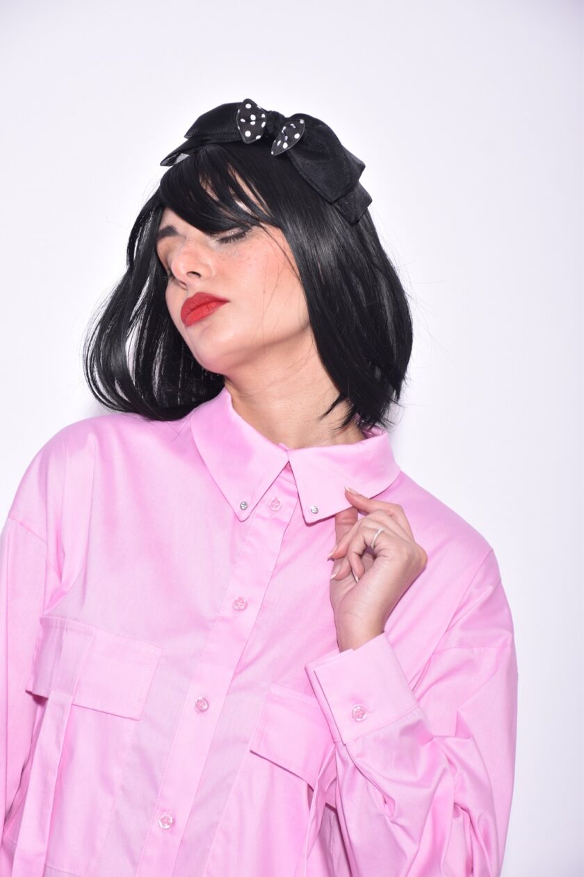 Pocket Shirt - Pink lovebyhands.gr