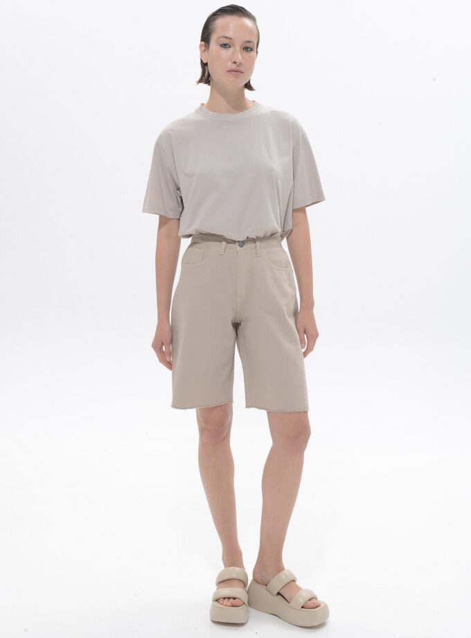 Irida T-Shirt Μπεζ lovebyhands.gr