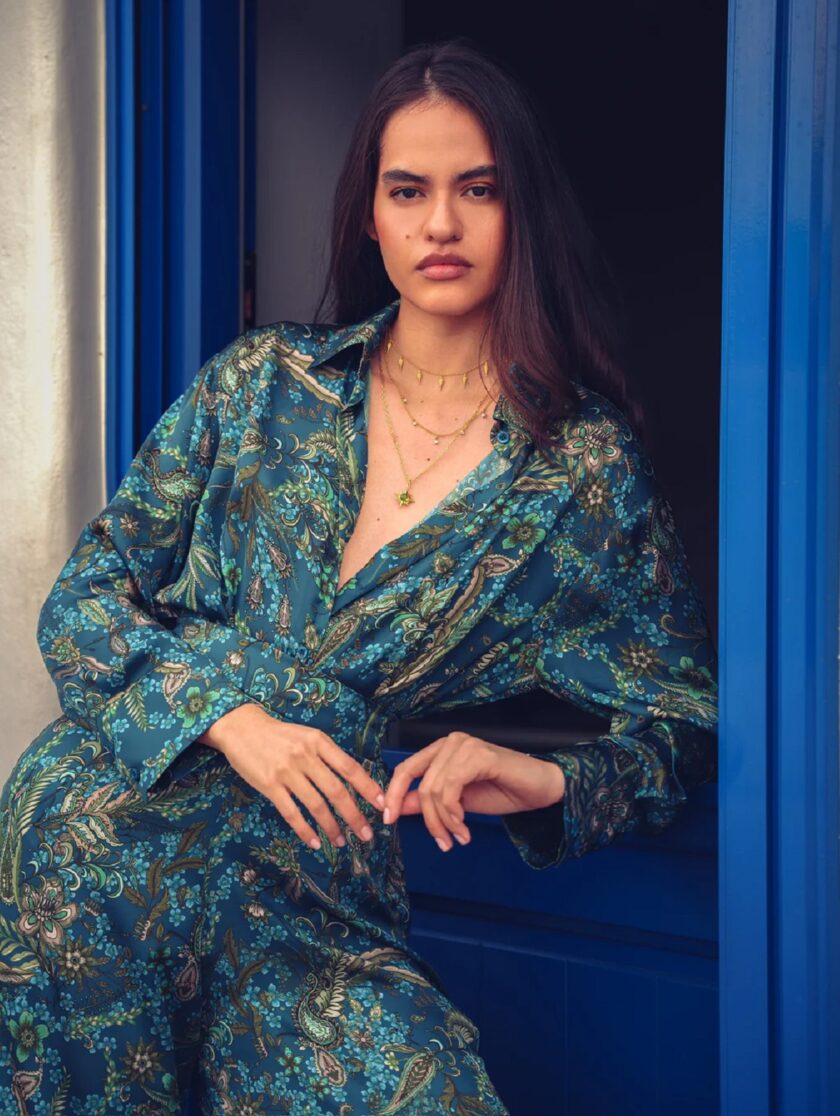 Mystic Forest Satin Shirt lovebyhands.gr