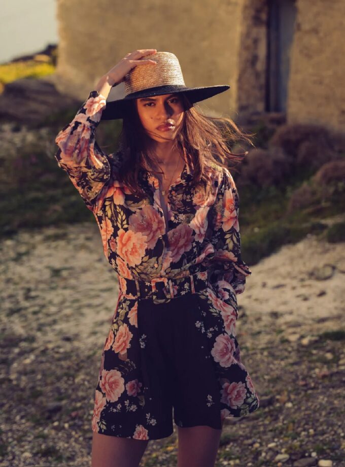 Peonies Love Linen Shirt lovebyhands.gr