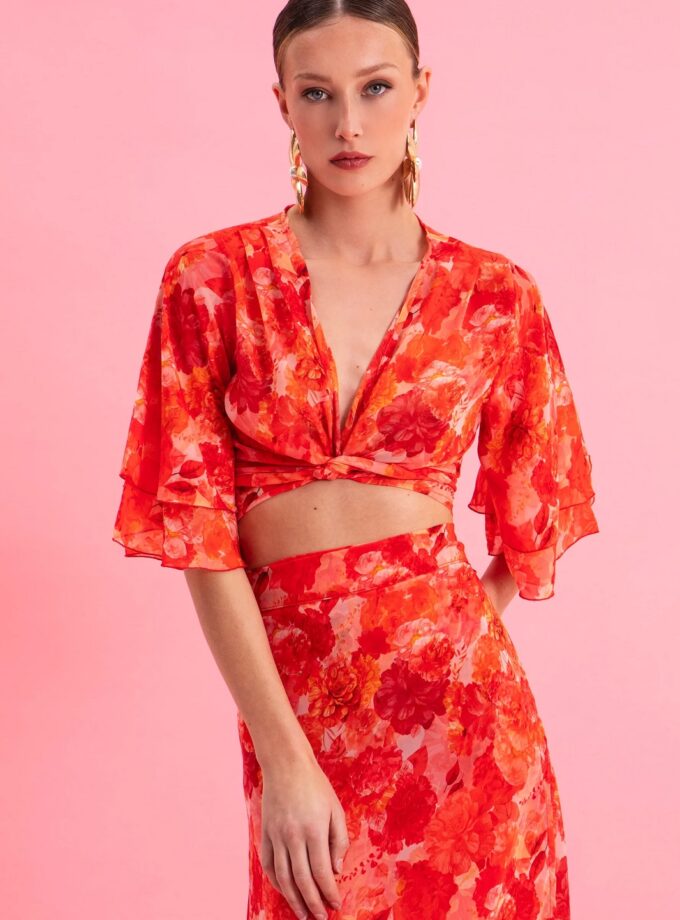 Sunset Dream Wrap Top lovebyhands.gr