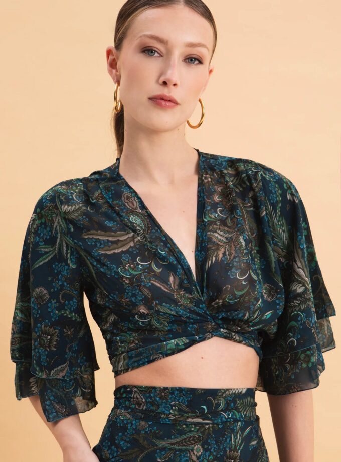 Mystic Forest Wrap Top lovebyhands.gr