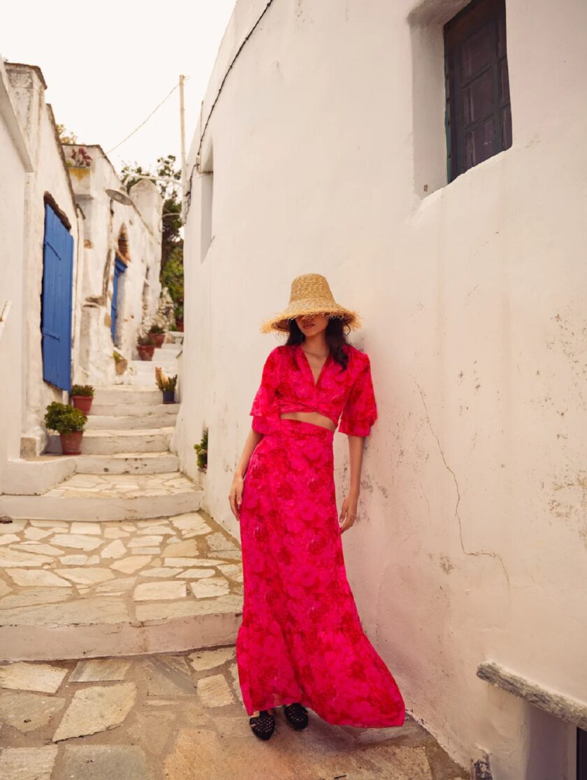 Ruby Rose Maxi Wrap Skirt lovebyhands.gr
