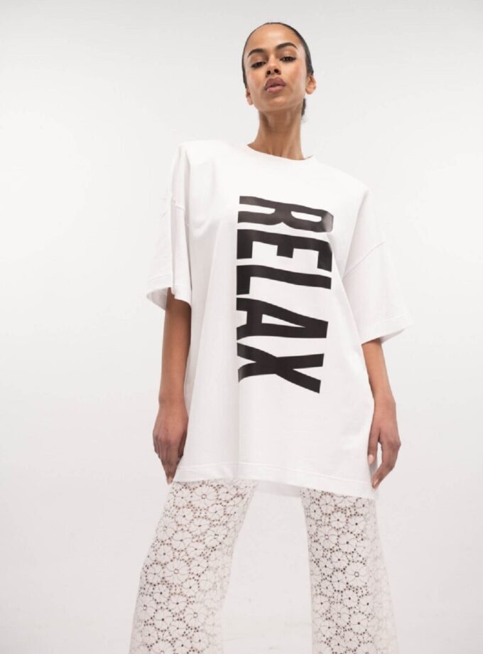 T-Shirt Relax - White lovebyhands.gr