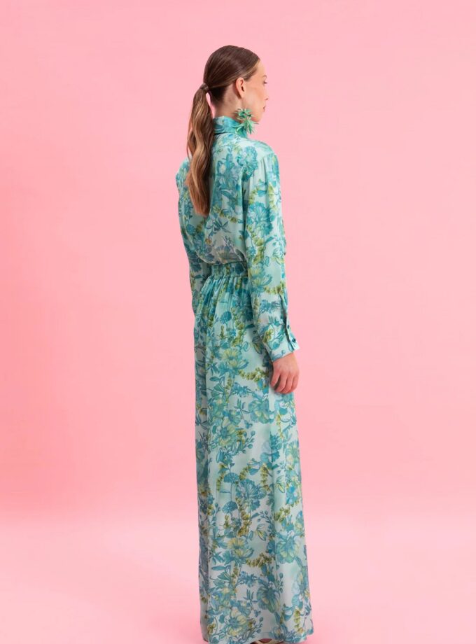 Botanical Breeze Satin Shirt lovebyhands.gr