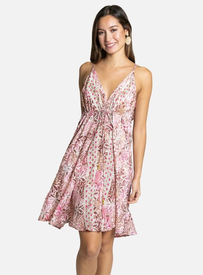 Short Pink Dress lovebyhands.gr