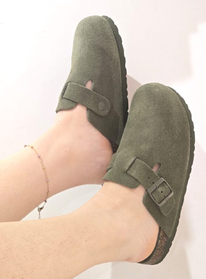 Clogs Khaki lovebyhands.gr