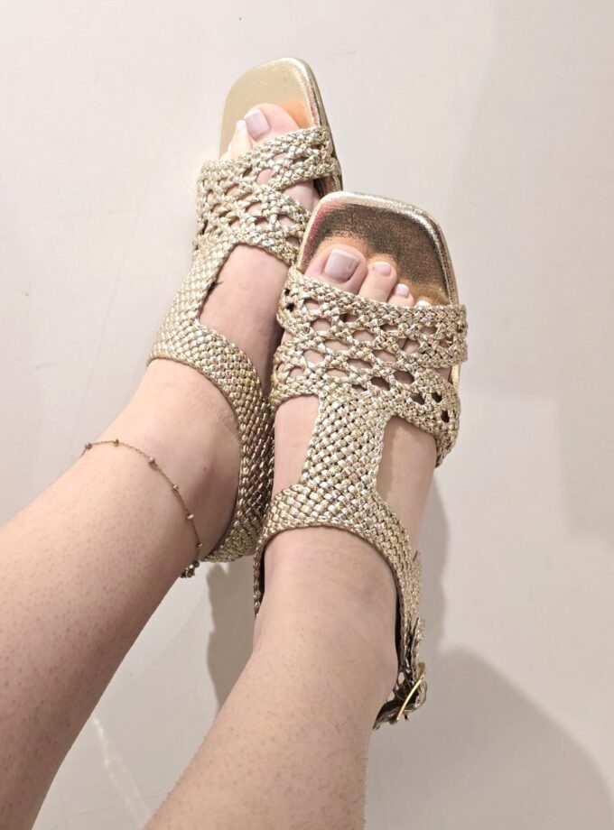 Lauren Shoes - Gold lovebyhands.gr