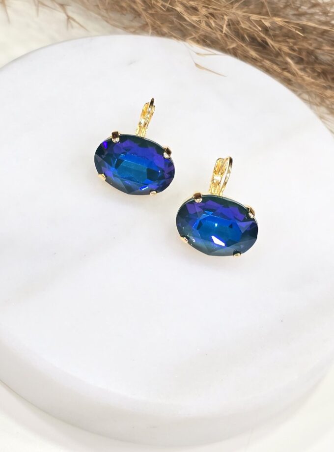 Irina Earrings - Blue lovebyhands.gr