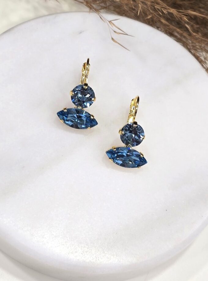 Alkioni Earrings - Blue lovebyhands.gr
