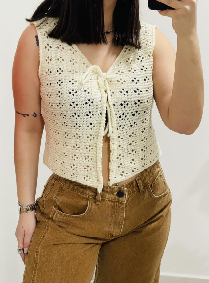 Off White Top lovebyhands.gr