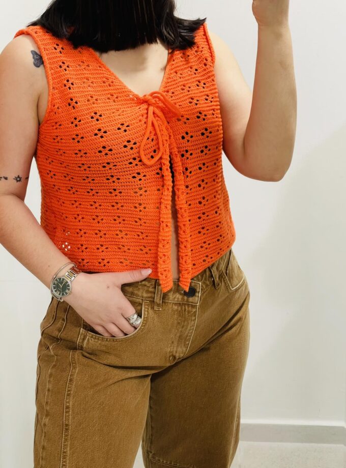 Orange Top lovebyhands.gr