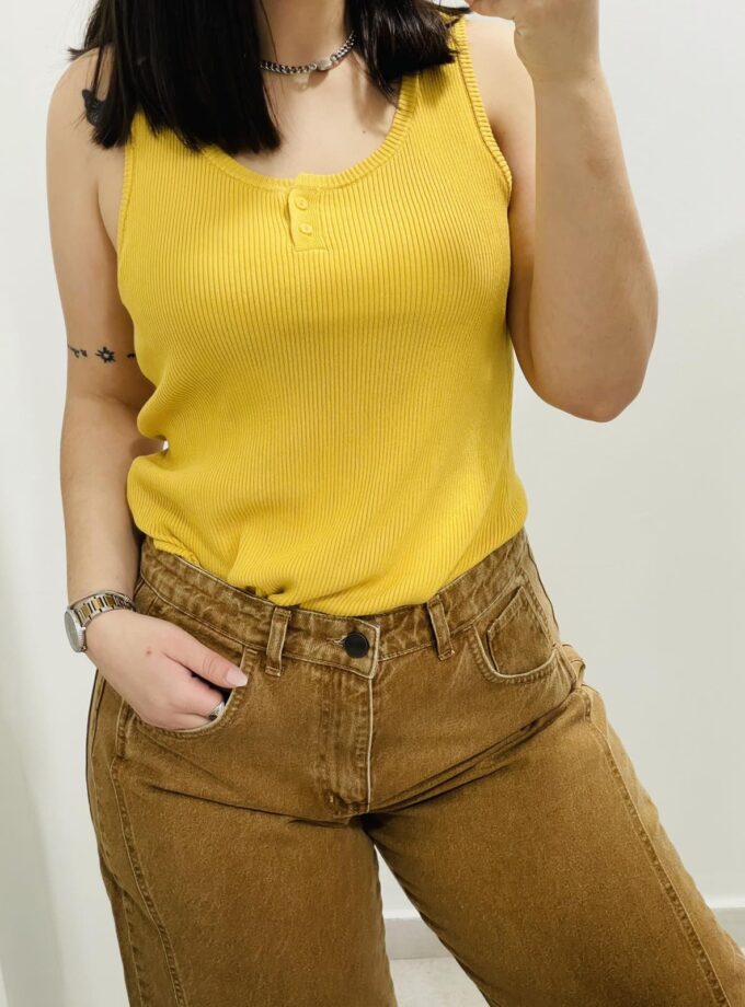 Yellow Top lovebyhands.gr