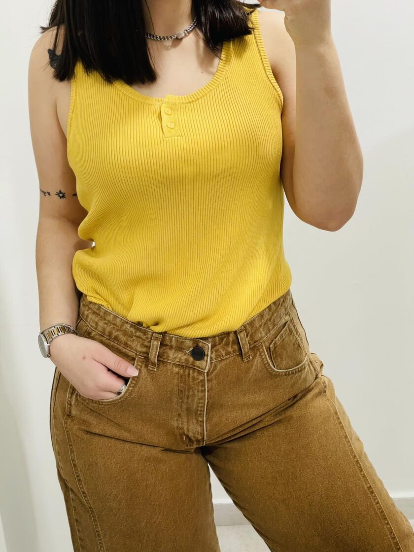 Yellow Top lovebyhands.gr
