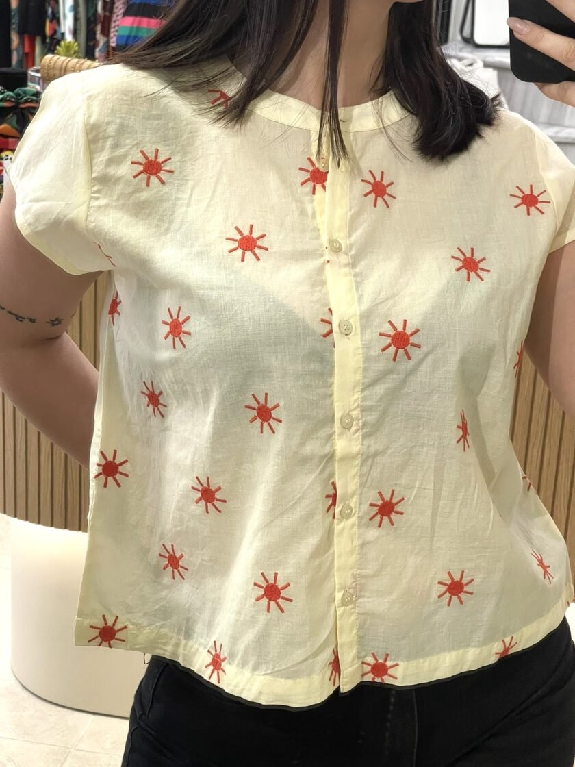 Yellow Sun Shirt lovebyhands.gr