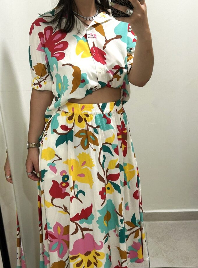 Nenufar Midi Skirt lovebyhands.gr