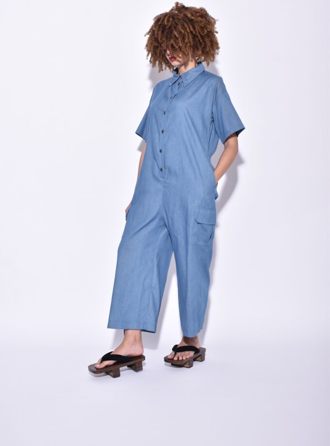 Jumpsuit - Light Blue lovebyhands.gr