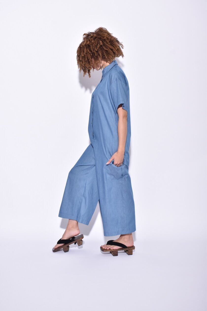 Jumpsuit - Light Blue lovebyhands.gr