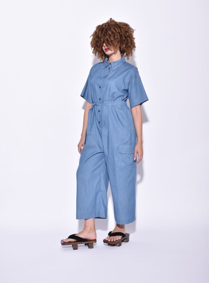 Jumpsuit - Light Blue lovebyhands.gr