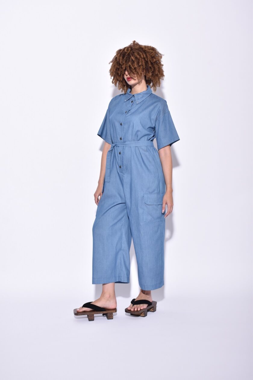 Jumpsuit - Light Blue lovebyhands.gr