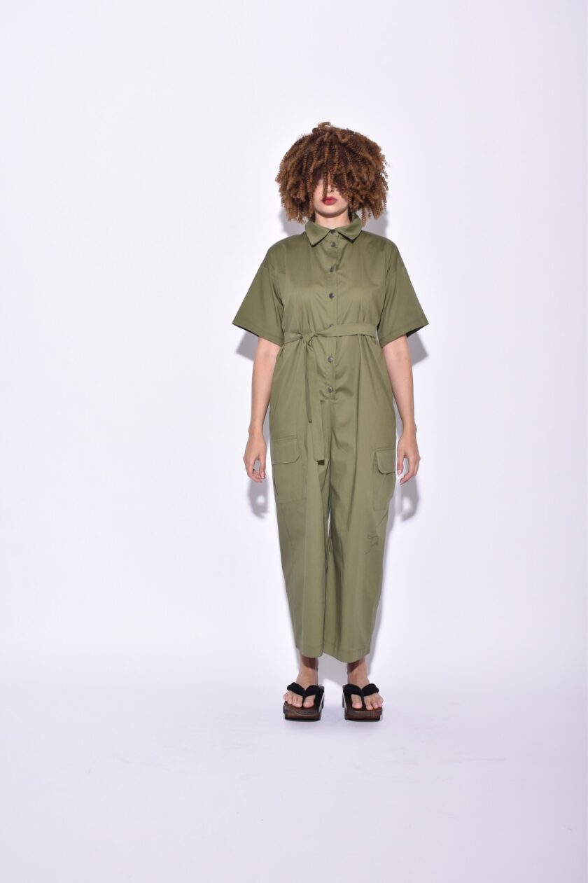Jumpsuit - Khaki lovebyhands.gr
