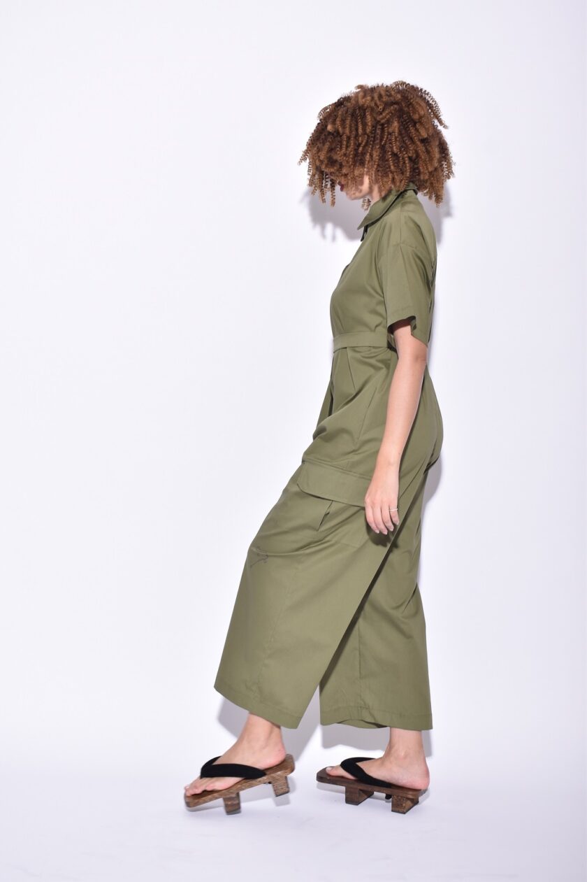 Jumpsuit - Khaki lovebyhands.gr