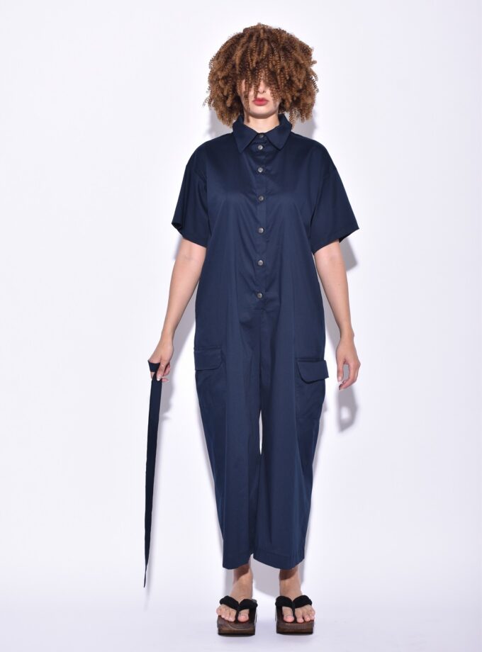 Jumpsuit - Dark Blue lovebyhands.gr