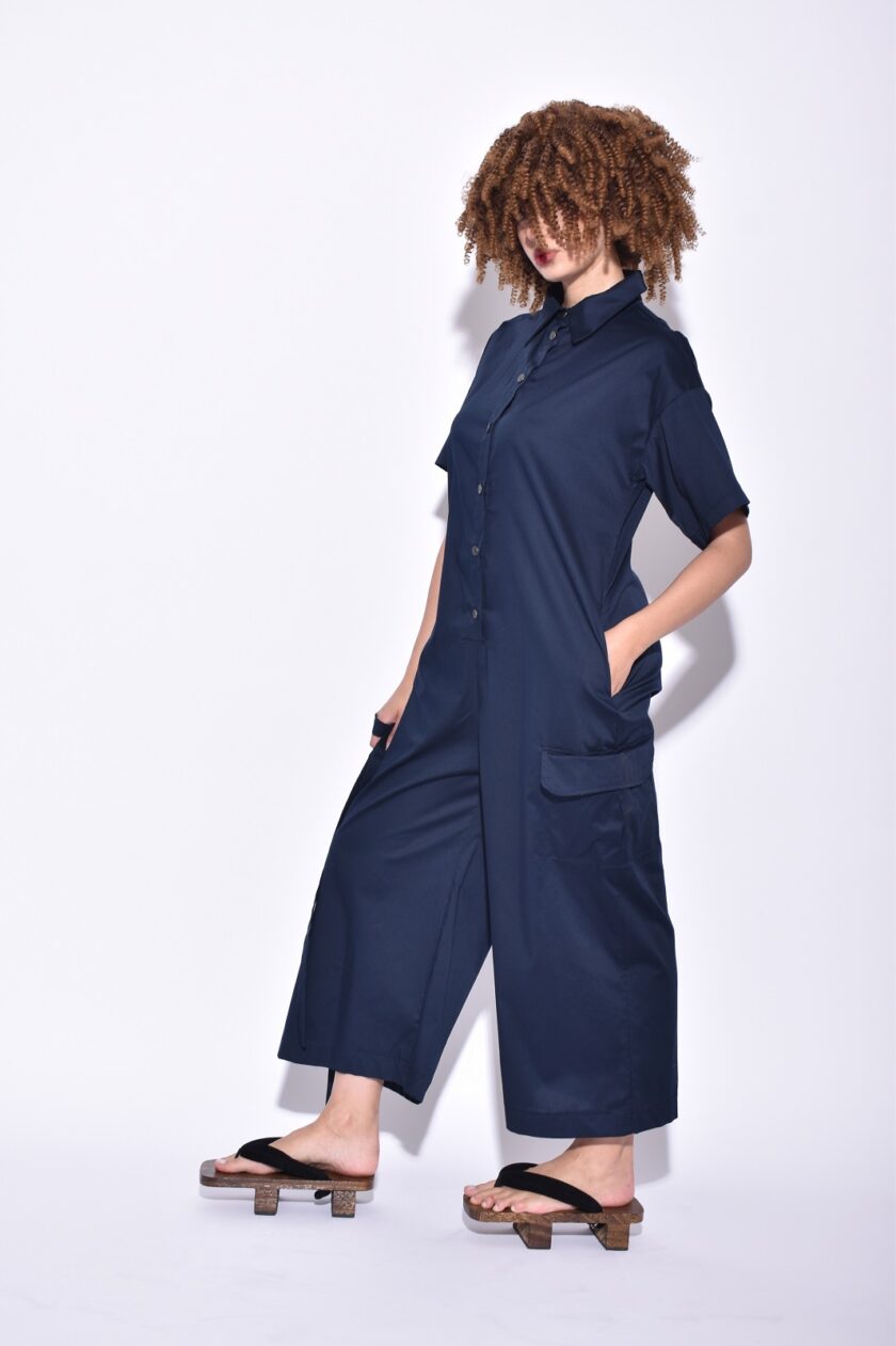 Jumpsuit - Dark Blue lovebyhands.gr