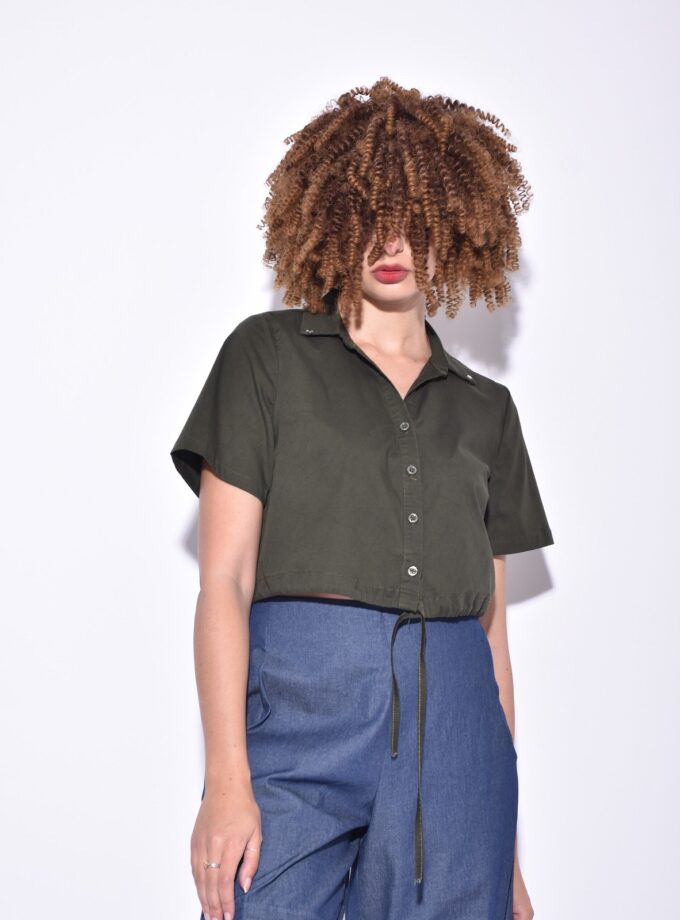 Shirt - Khaki lovebyhands.gr