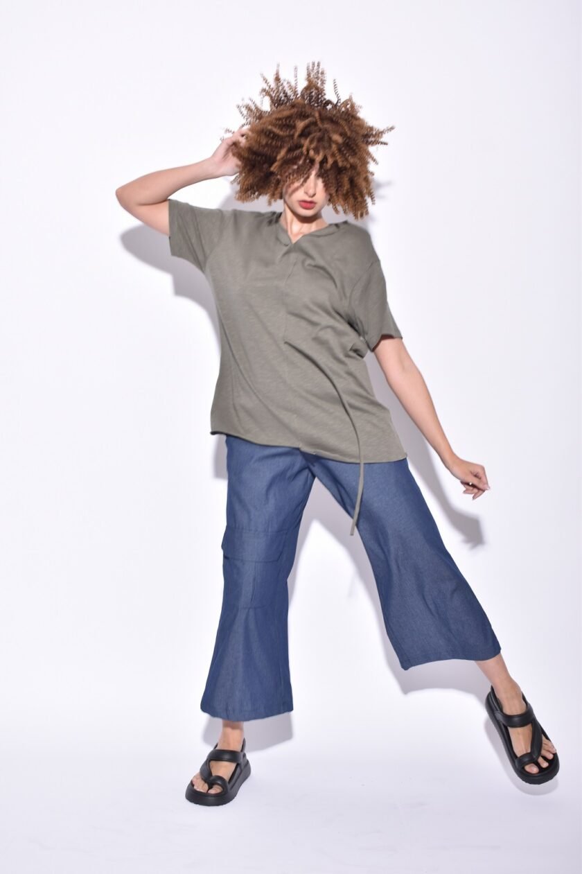 T-Shirt - Khaki lovebyhands.gr