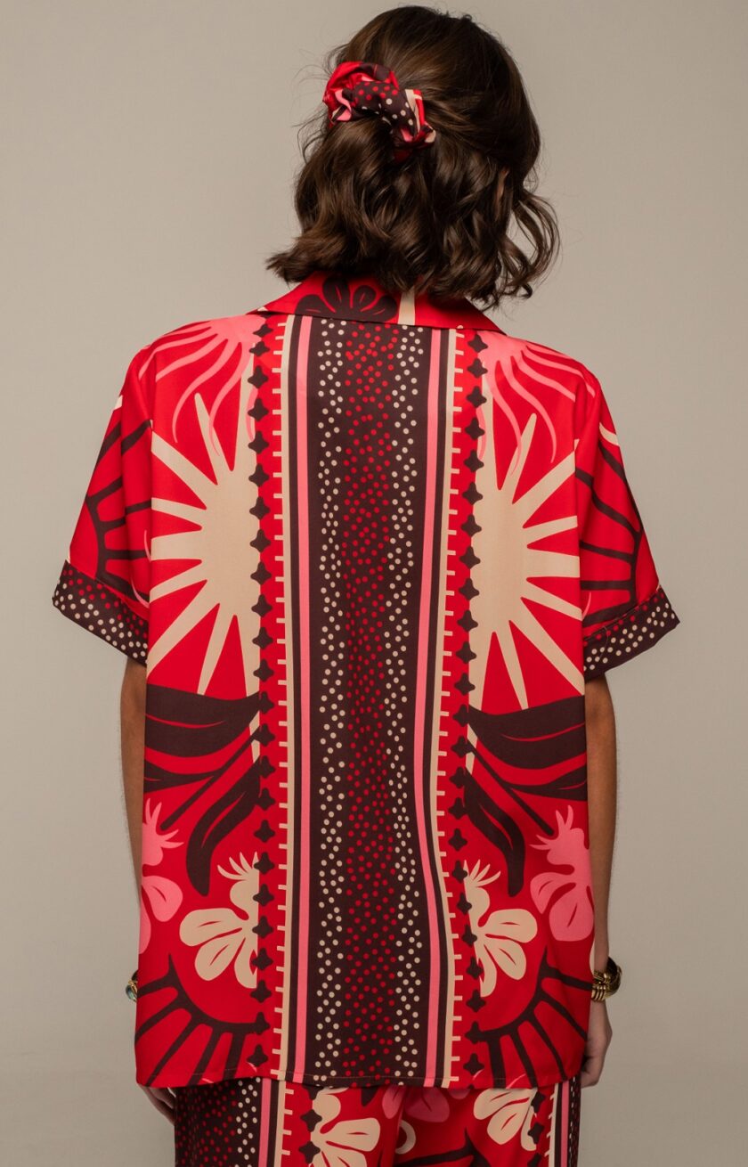 Passionflower Shirt - Viscose lovebyhands.gr