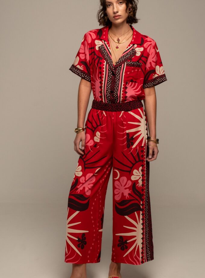 Passionflower Pants - Viscose lovebyhands.gr